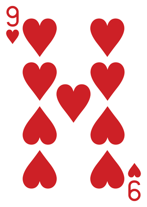 Nine of hearts